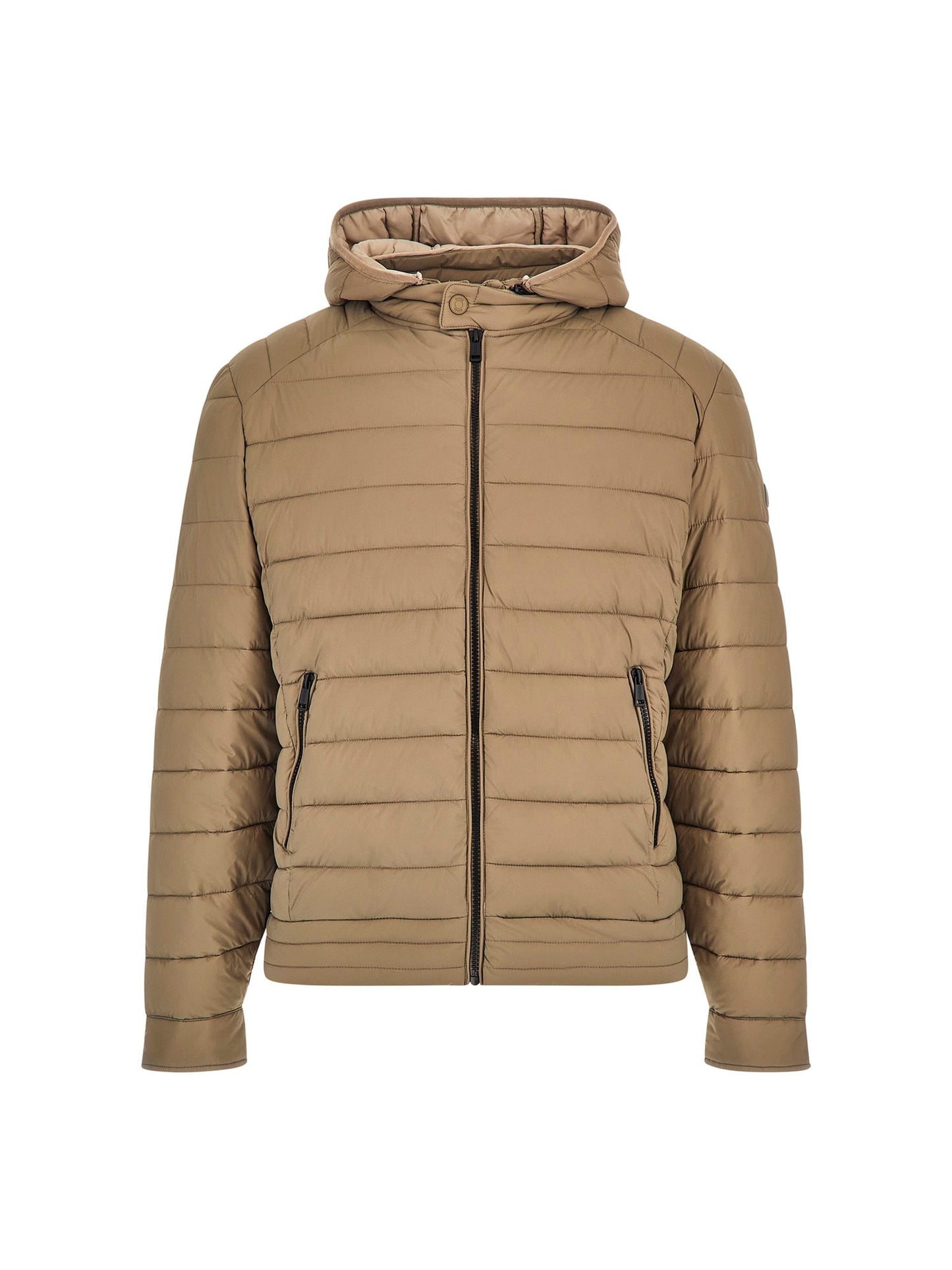 Super stretch nylon puffer jacket