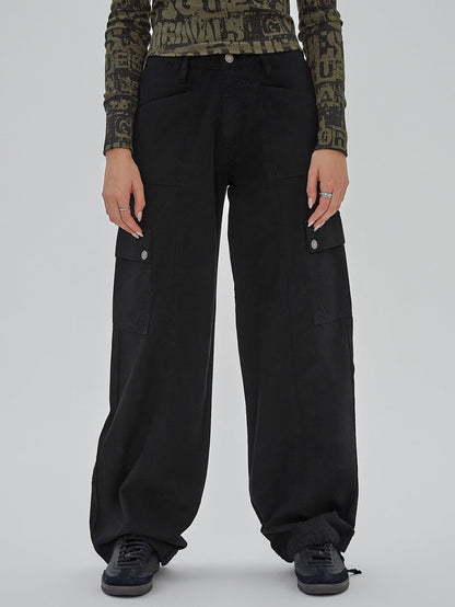 Cargo denim pant
