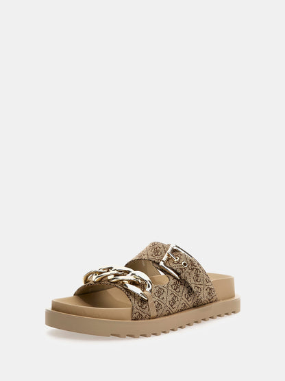 Fatema 4G logo slipper