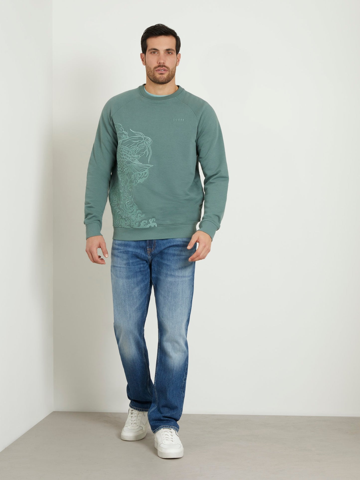 Embroidered sweatshirt