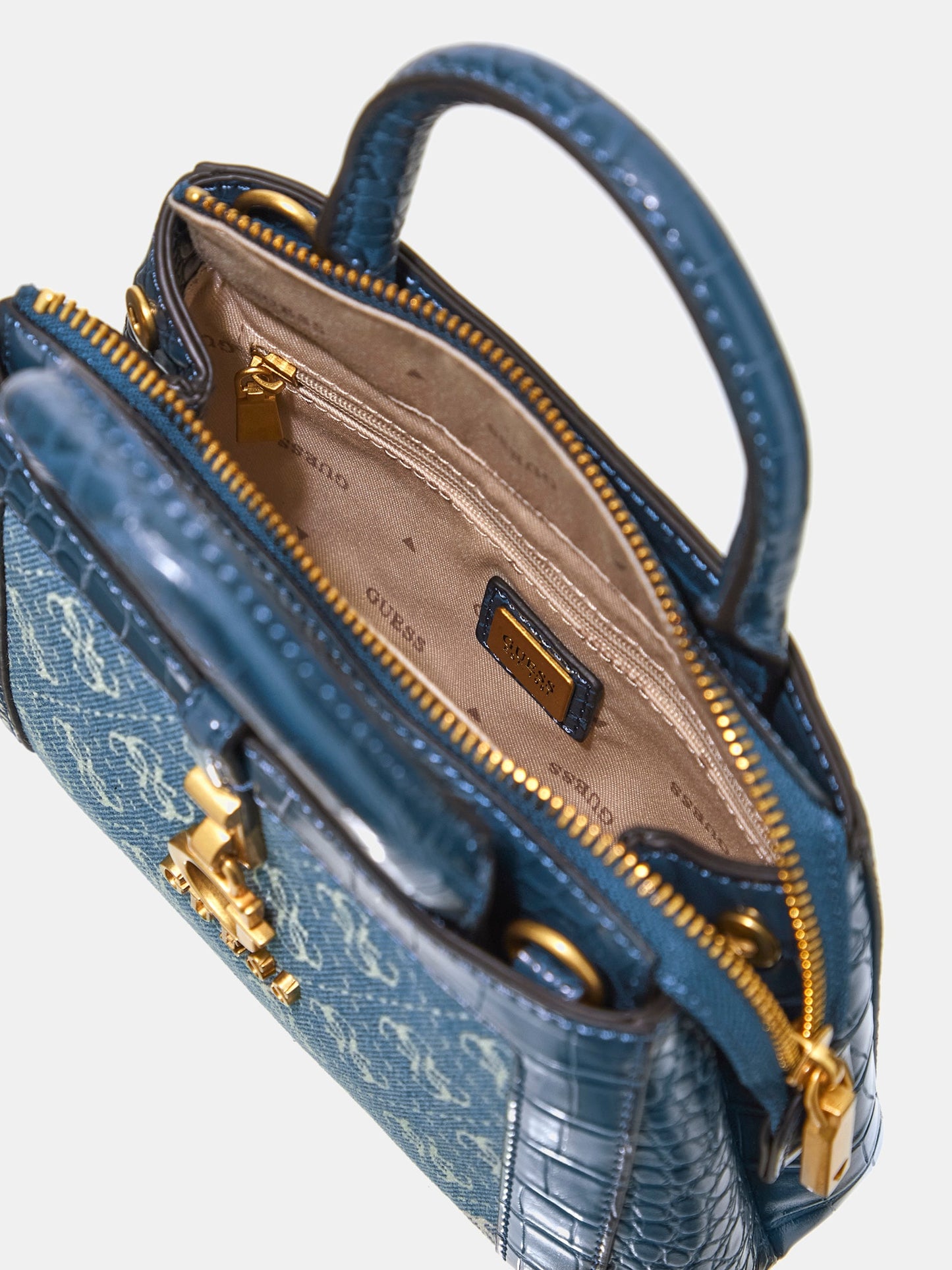 G James logo mini handbag