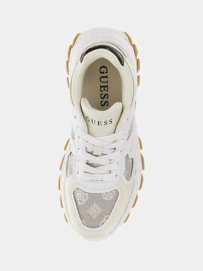 Norina suede-insert running shoes