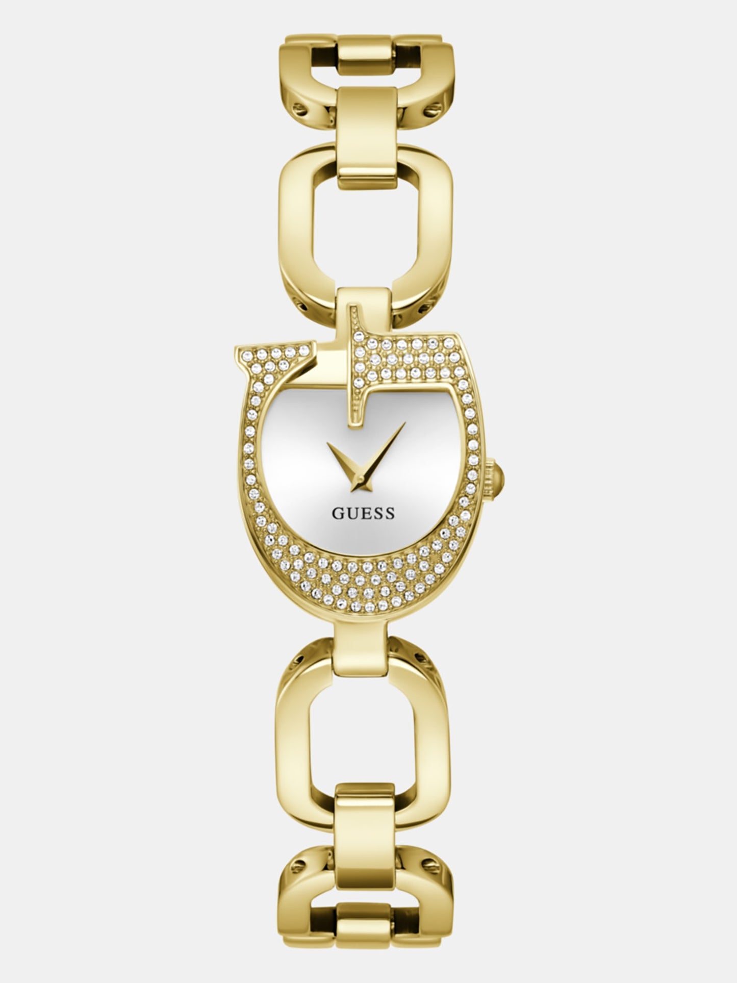 Analogue watch with G logo on dial