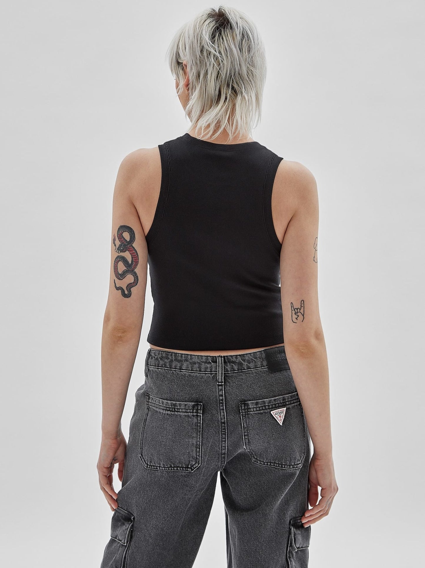 Rib knit tank top