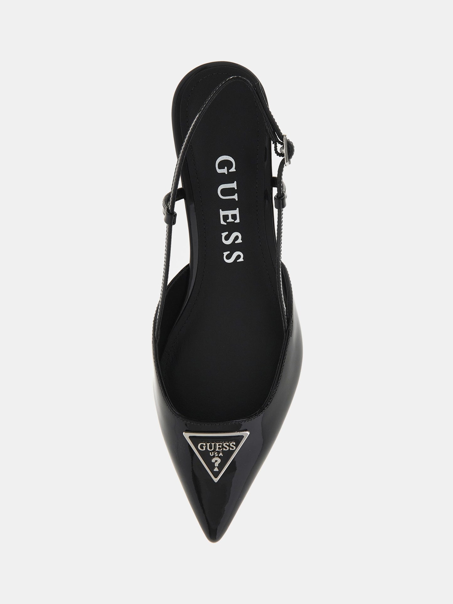 Jesson patent leather slingbacks