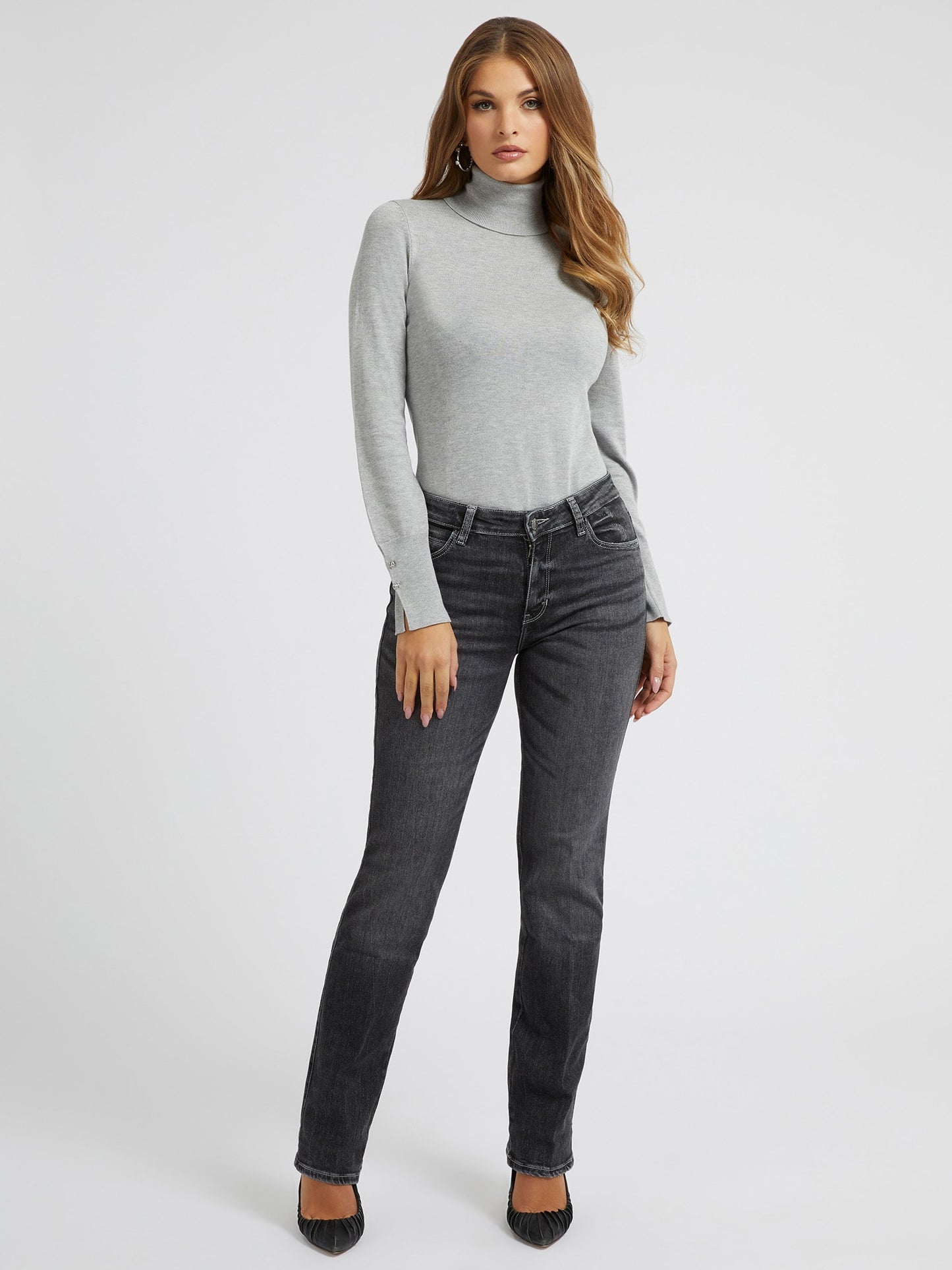 Straight denim pant
