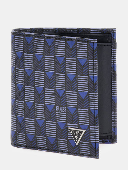 Mito geometric print purse