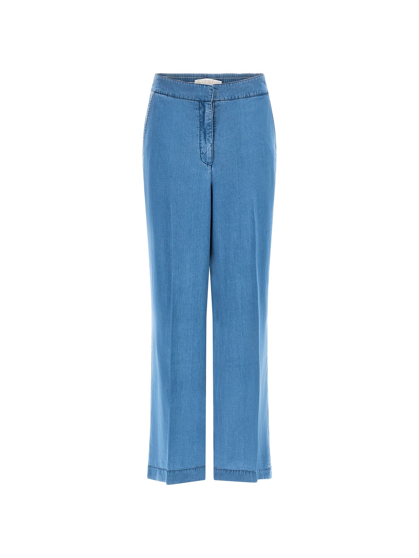 Mid rise relaxed denim pant
