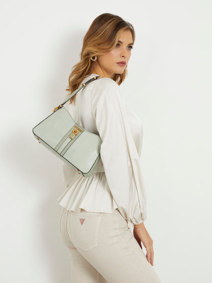 Ginevra python-print shoulder bag