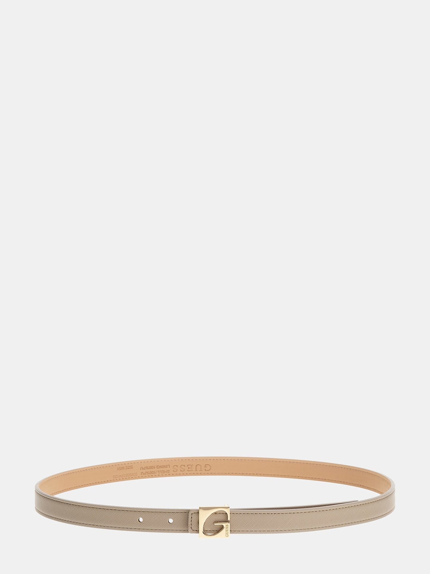 G logo saffiano belt_Women