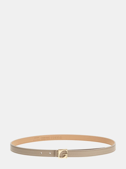 G logo saffiano belt_Women