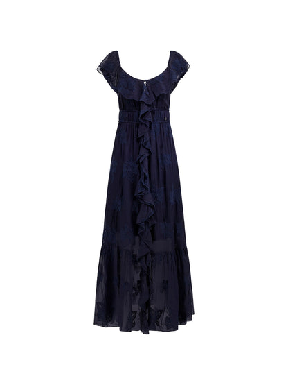 Embroidered long dress