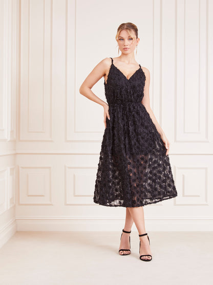 Marciano fit and flare midi dress