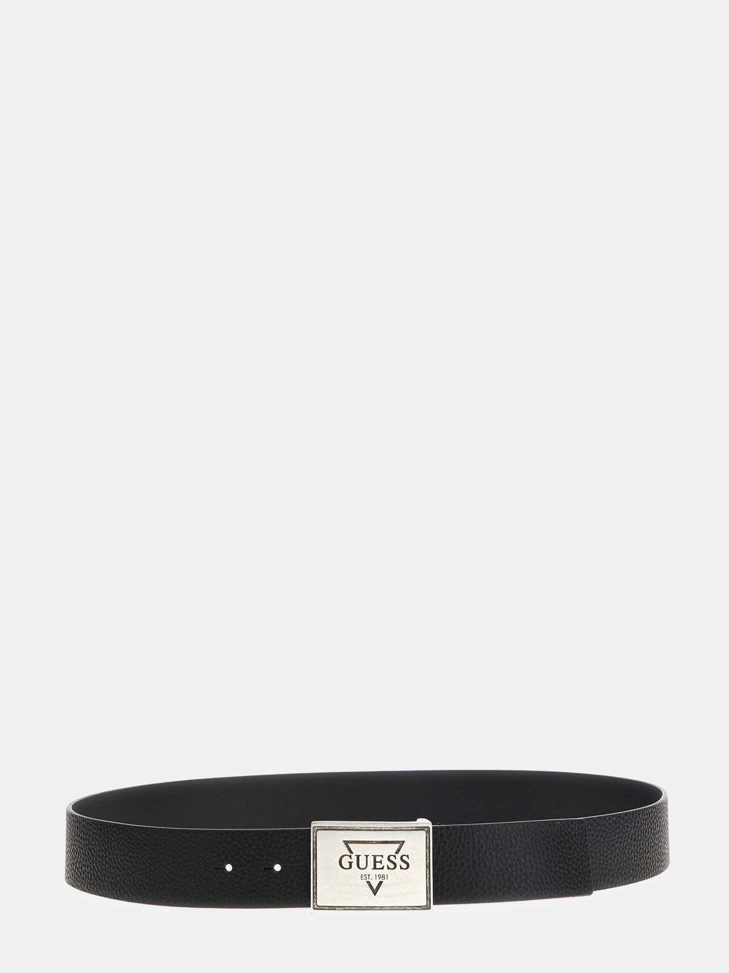 Logo-detail plaque belt_Men