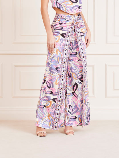 Marciano all over print wrap pant