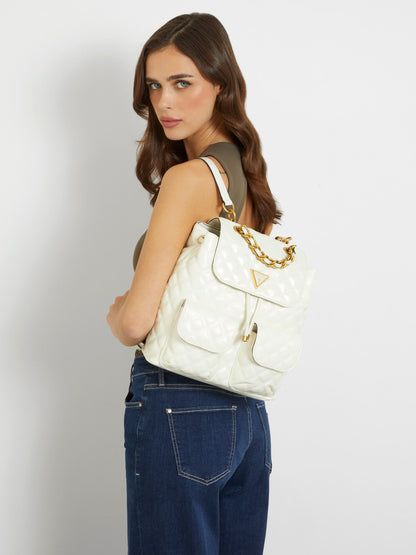 Giully quilted backpack