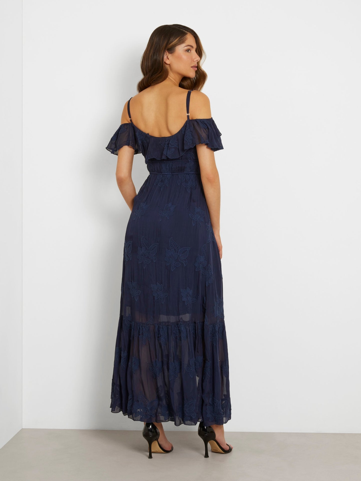Embroidered long dress