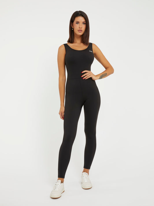 Small logo skinny jumpsuit