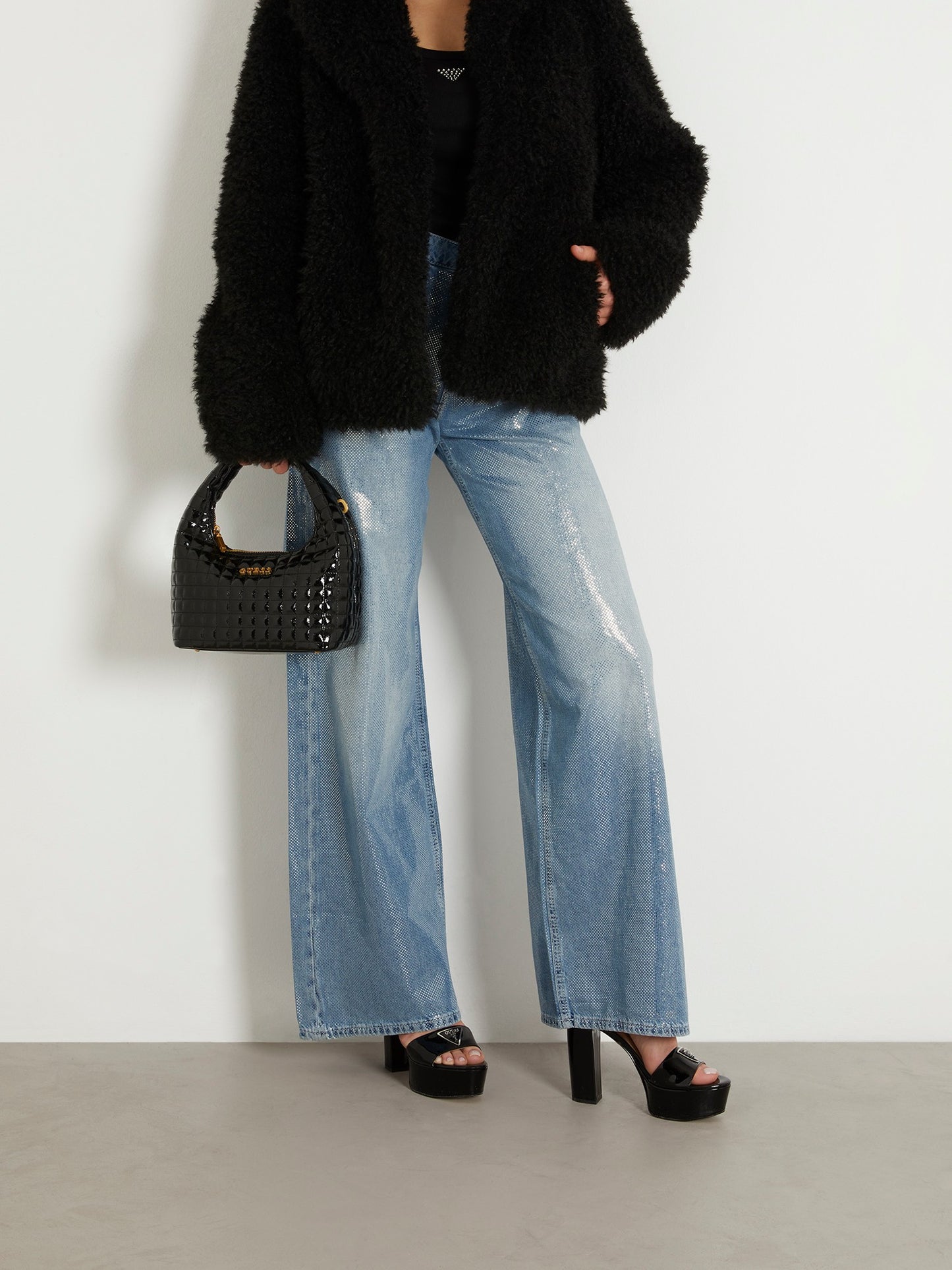 Seton patent leather sandals