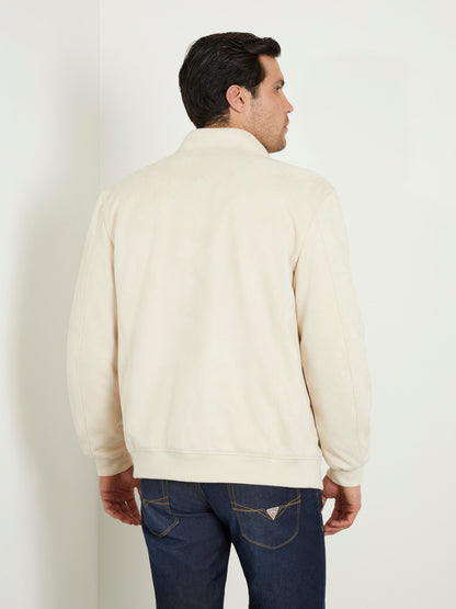 Soft faux suede jacket