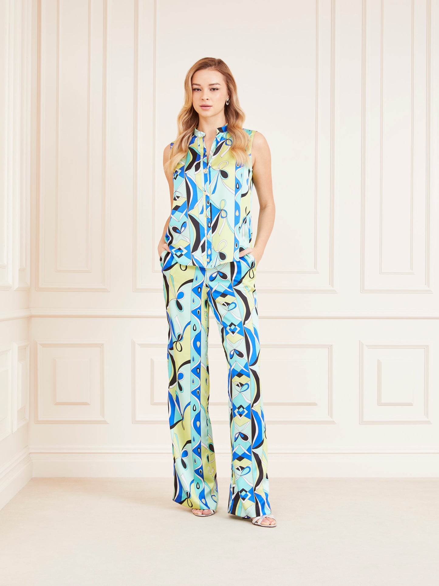 Marciano all over print blouse