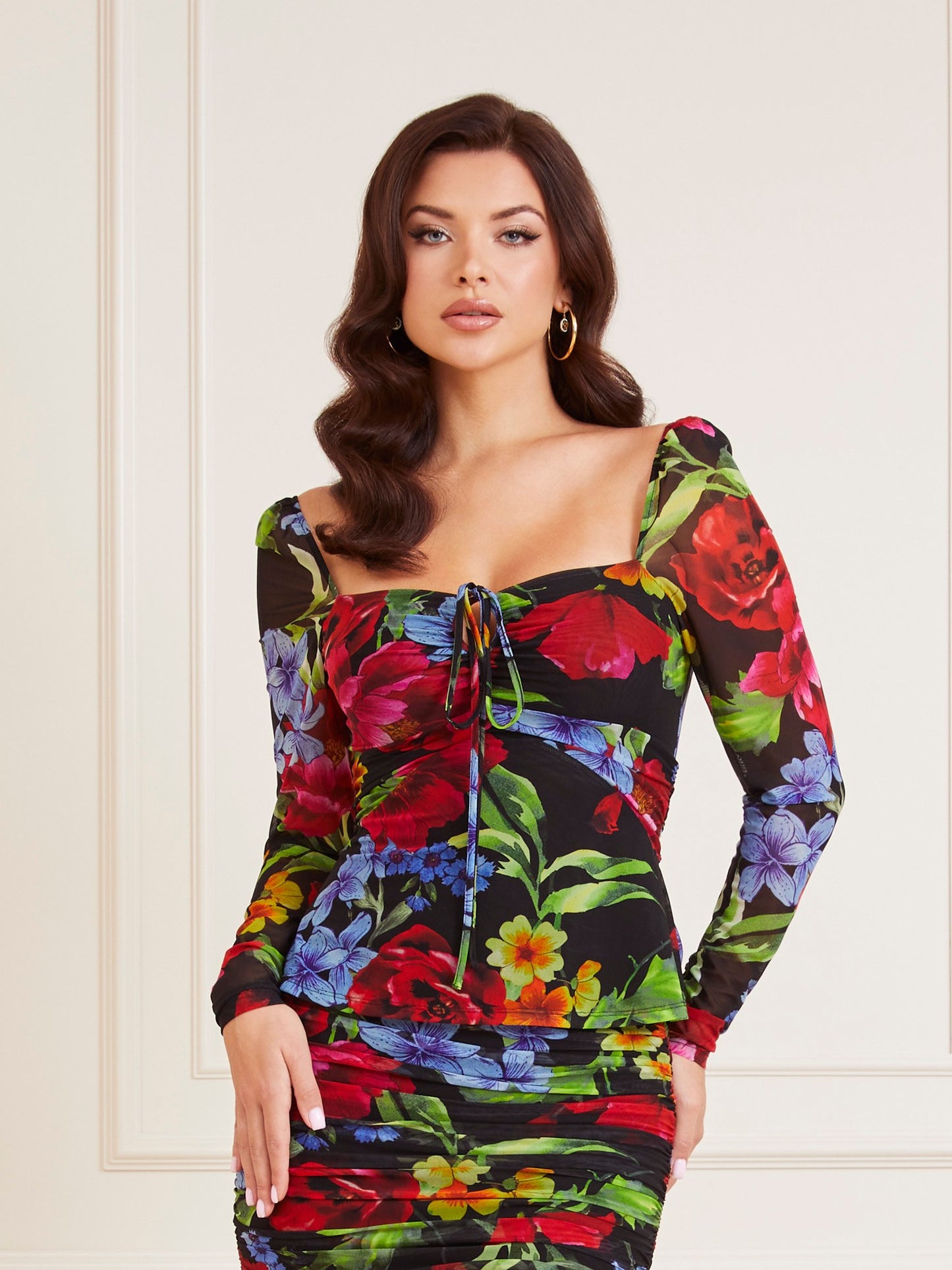 Marciano floral print top