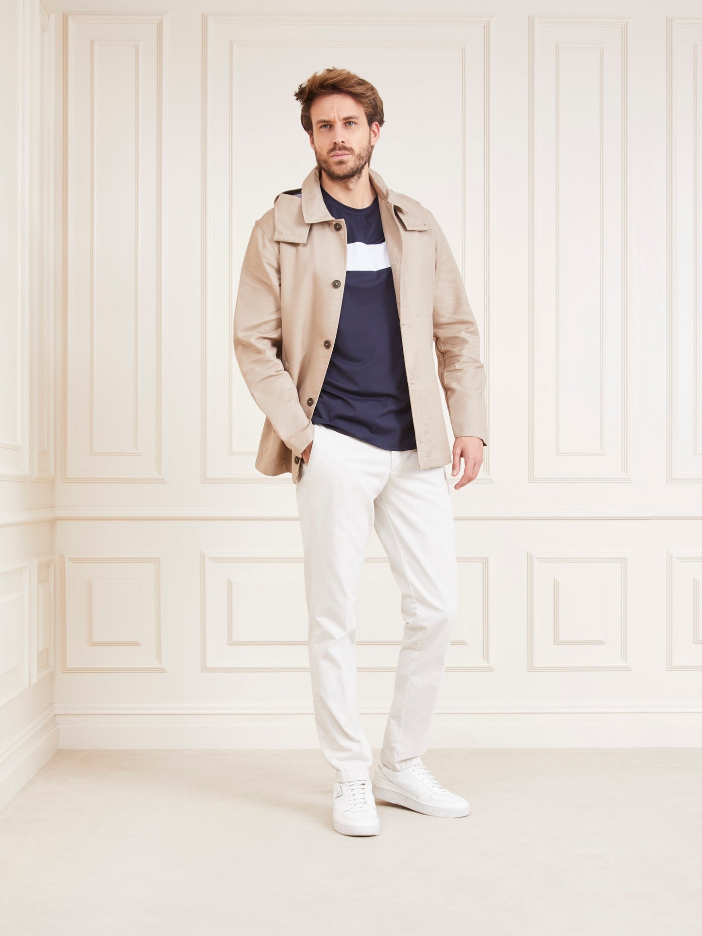 Marciano front buttons parka
