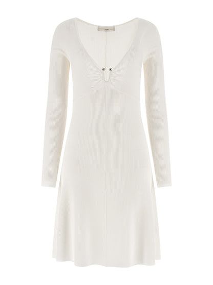 Fit and flare sweater dress