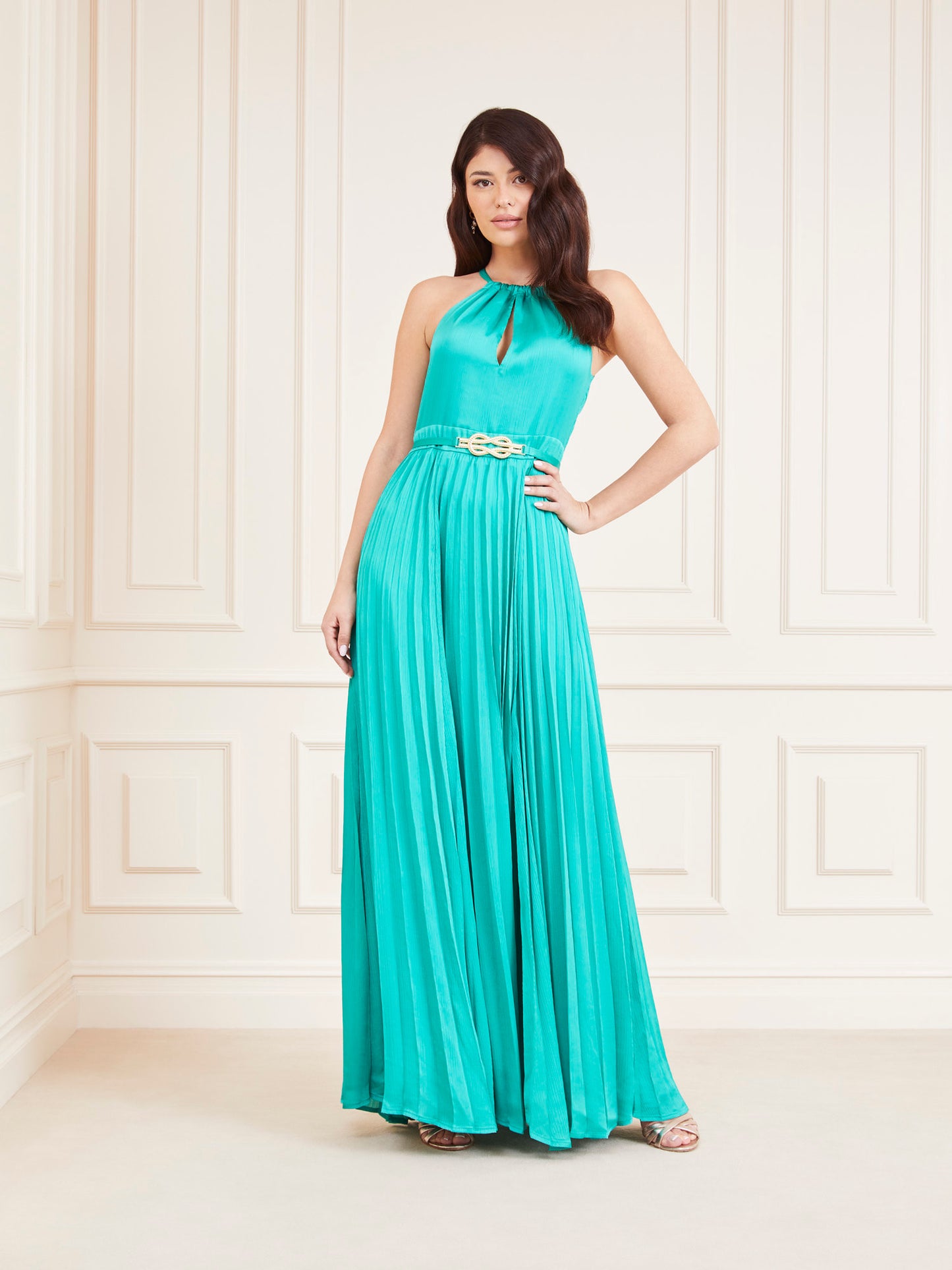Marciano empire chain long dress