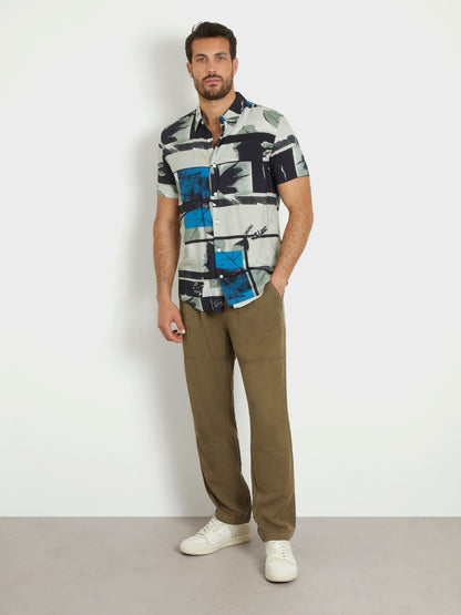 Mid rise relaxed pant