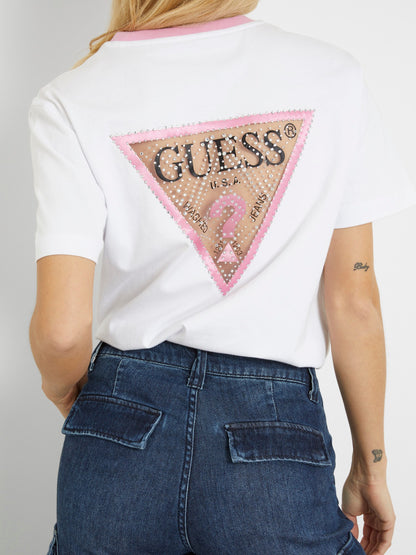 Rhinestones logo t-shirt