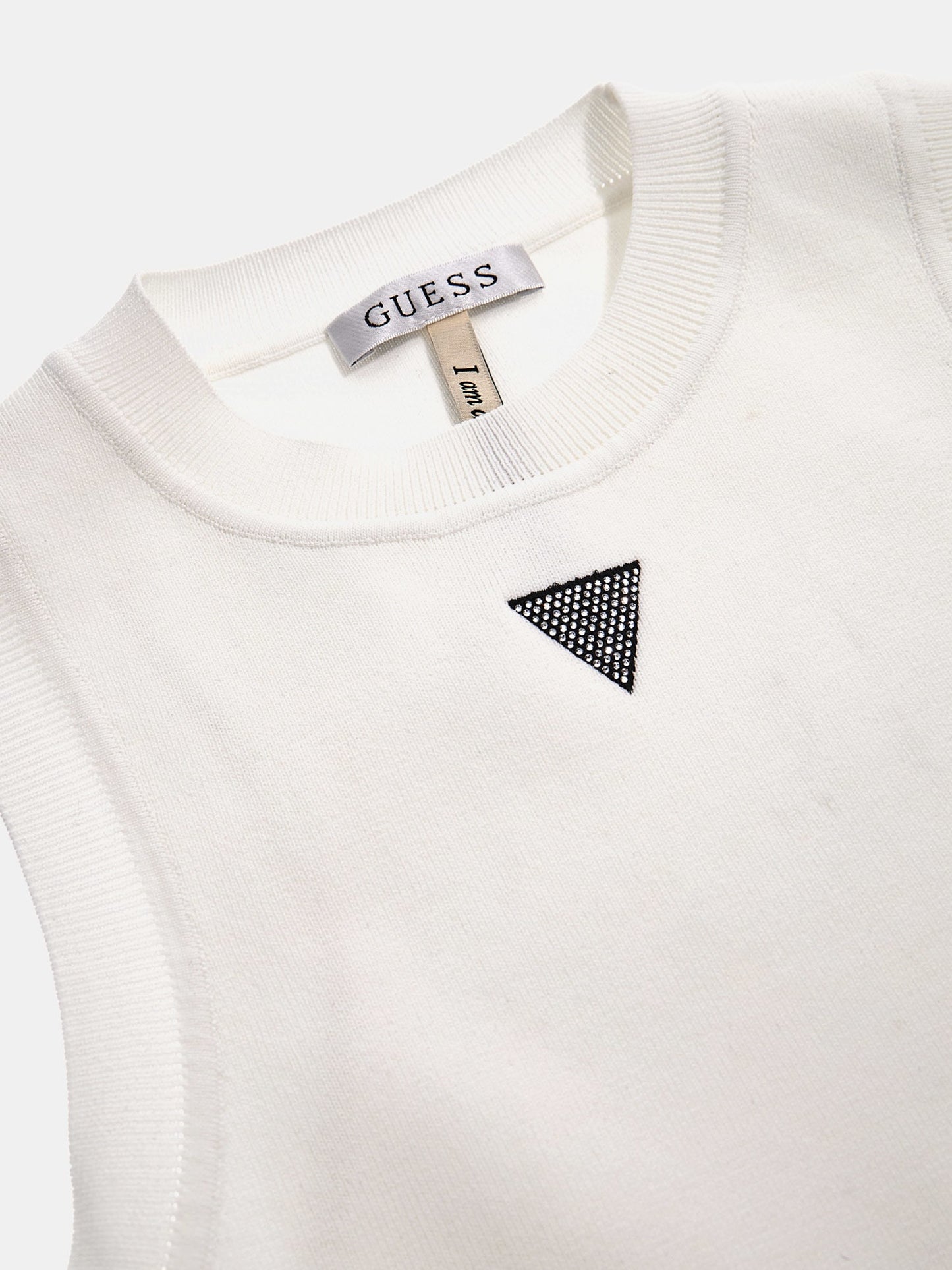 Small triangle logo sweater top