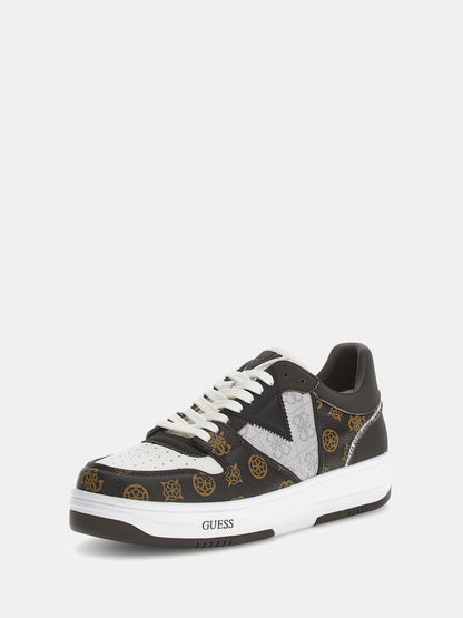 Ancona 4G peony logo running shoes_Men