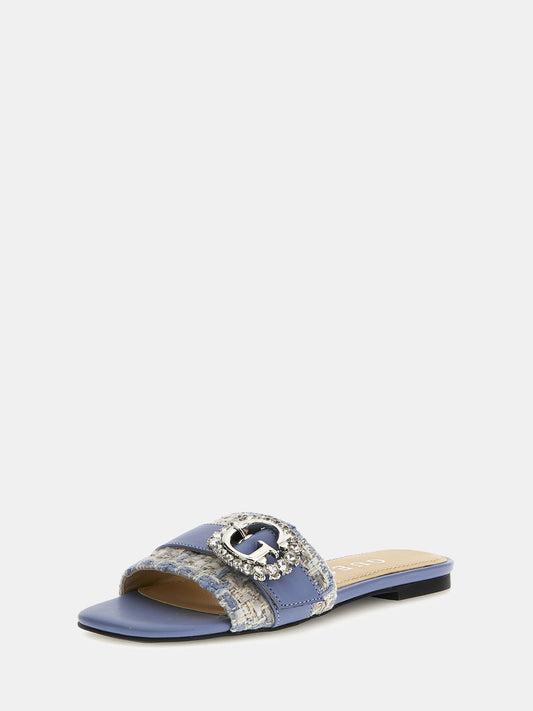 Jolly tweed sandals