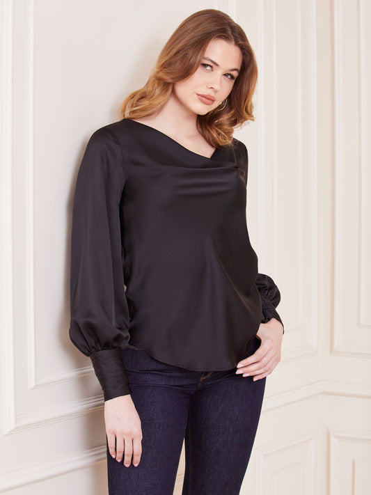 Marciano soft neckline blouse
