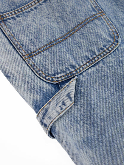 High rise carpenter denim pant
