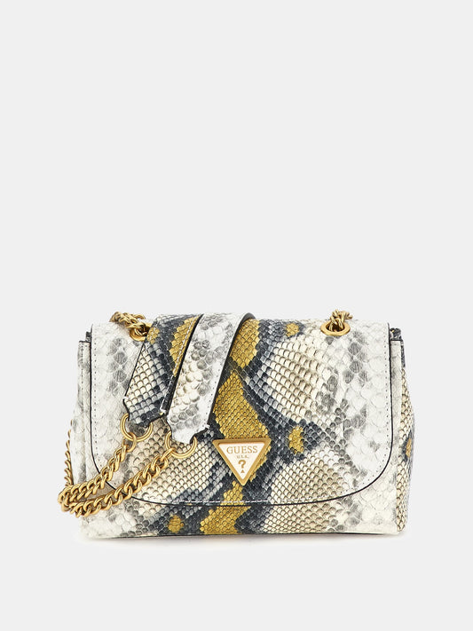 Cosette python-print mini crossbody