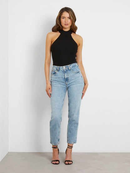 Mom fit denim pant