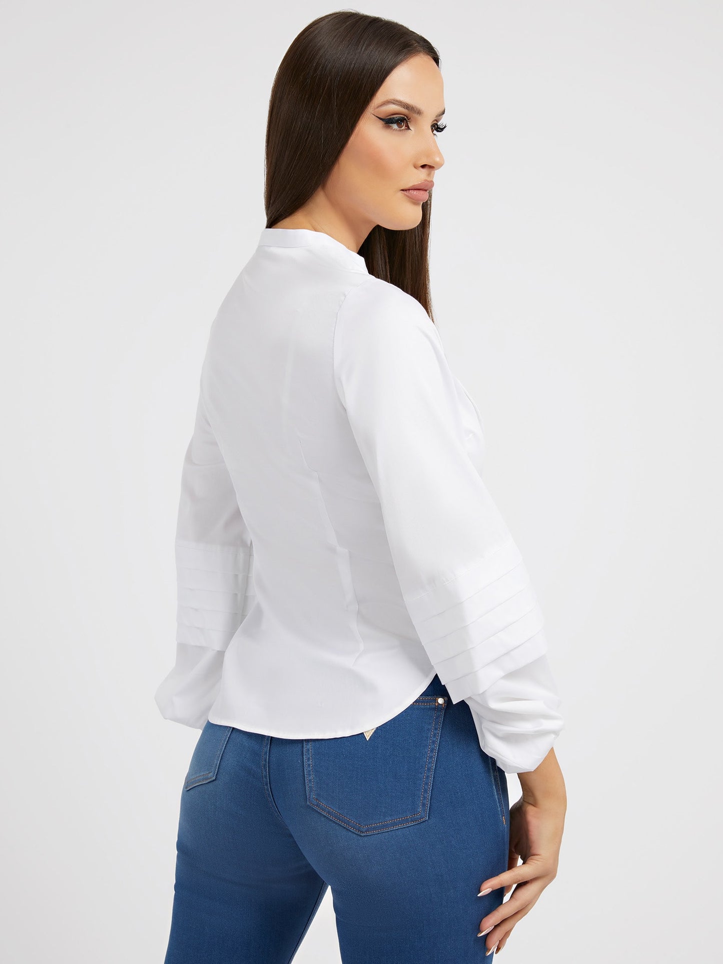 Pleated blouse