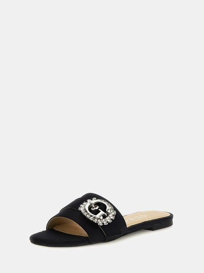Jolly satin sandals