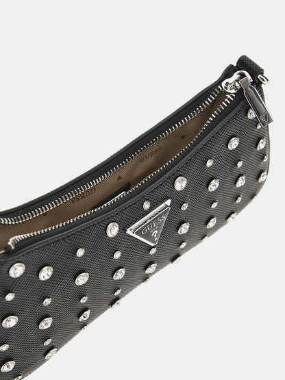 Liona Saffiano leather mini shoulder bag