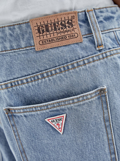 Relaxed denim pants