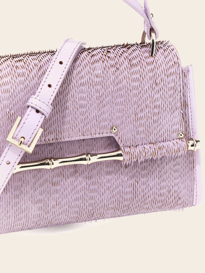 Alia Foiled Leather Handbag