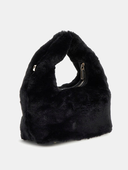 Katine faux fur handbag