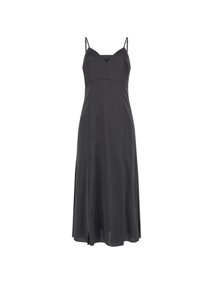 Satin long dress