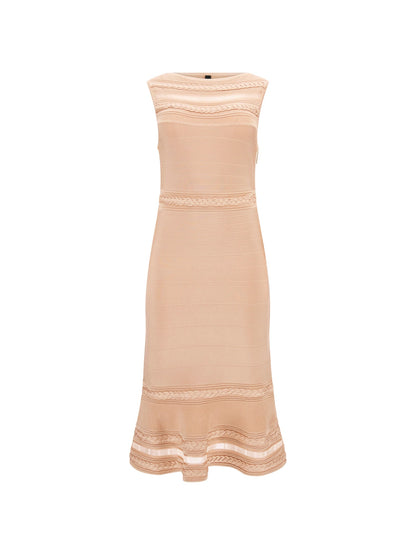 Marciano ruffles bodycon mini dress