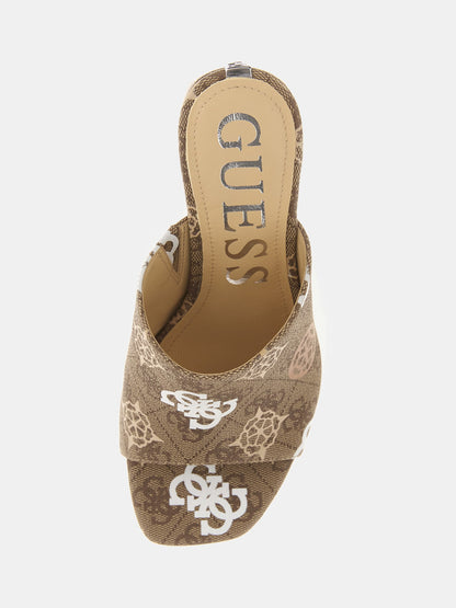 Keila 4G peony logo sandals