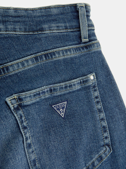 High rise relaxed denim pant