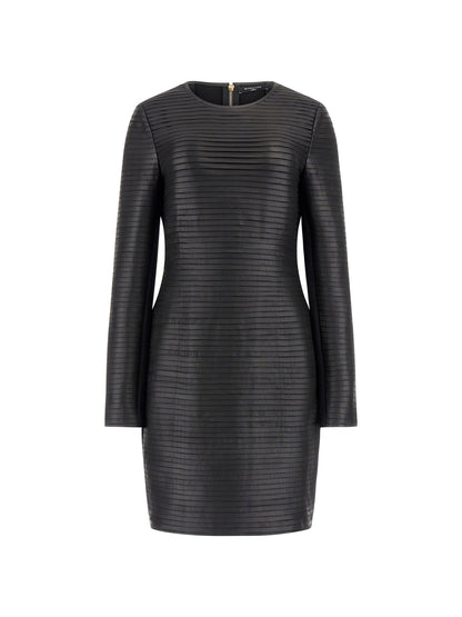 Marciano real leather bodycon mini dress