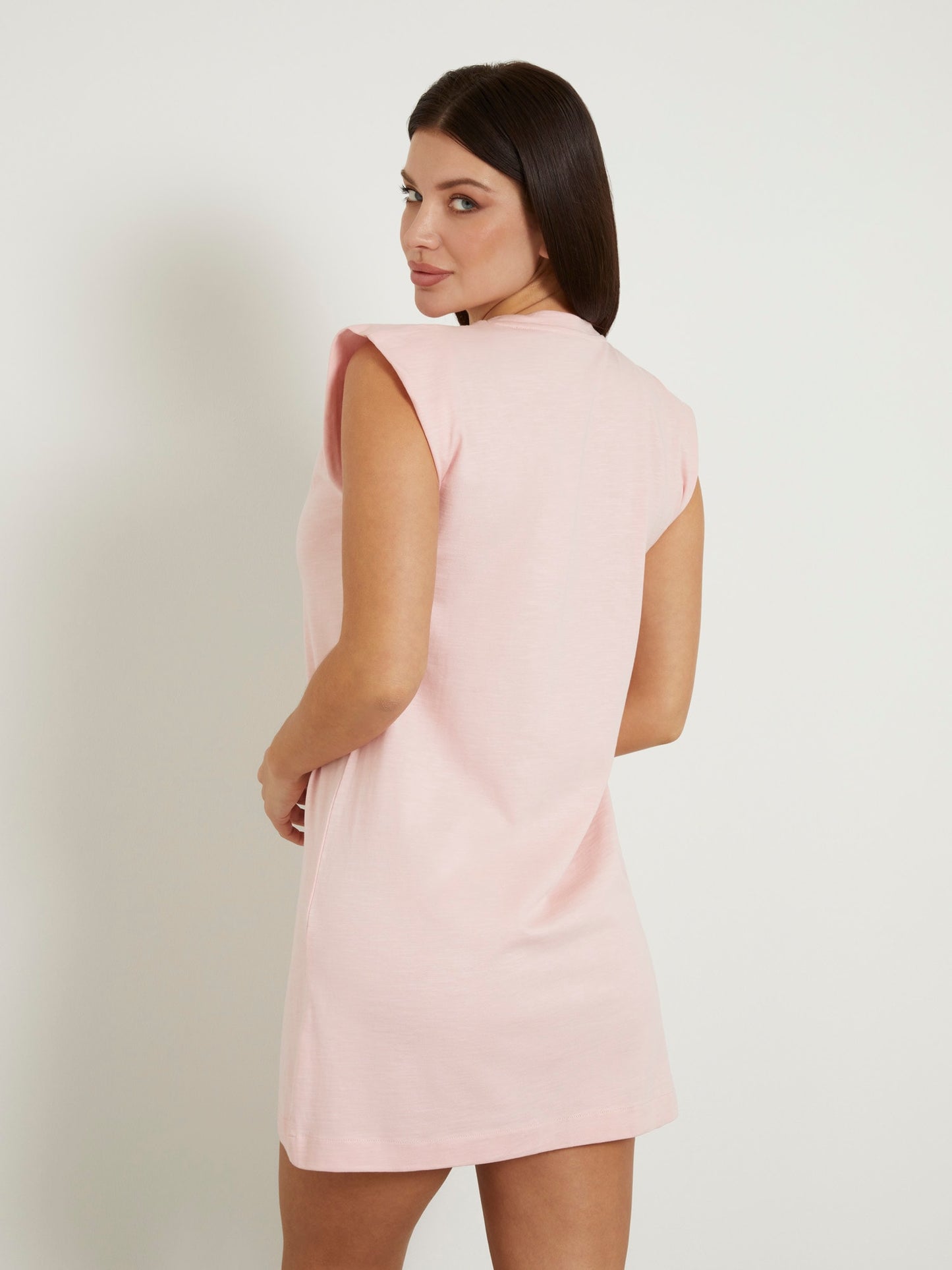 Front logo mini dress